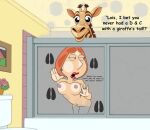  beastiality family_guy giraffe_cock lois_griffin shower 
