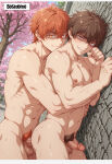 ai_art ai_generated anime anime_character anime_screencap anime_style bara big_ass big_balls big_muscles big_penis gay_domination gay_male muscle muscular muscular_male yaoi yaoi