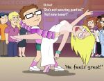  american_dad hard_on isabella no_panties rubbing steve_smith 