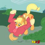  69 anus applejack_(mlp) ass big_macintosh big_macintosh_(mlp) blonde_hair brother_and_sister cum cum_drip cum_in_mouth cum_inside deepthroat equine erection fellatio female friendship_is_magic green_eyes hair hat headgear hetero incest internal_cumshot male my_little_pony on_back oral oral_sex outside penis romus_z sex testicles uncensored 