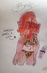  2026 bikini brubs bucketaroo erect_nipples leopard_print_bikini original tan traditional_art youtube youtuber 