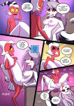 1boy 1girl comic female hellhound helluva_boss imp interspecies kato777 loona_(helluva_boss) male moxxie_(helluva_boss) nude penis porn sex vivziepop youtube