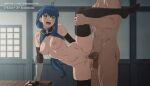  1boy 1girl ai_generated areola balls bare_thighs big_balls big_breasts big_penis blue_eyes blue_hair blush bouncing_balls bouncing_breasts breasts_out cum cum_inside generatorkin gif huge_areolae huge_balls huge_breasts huge_cock huge_nipples huge_thighs lactating lactation light-skinned_female light_skin muscular_male mushoku_tensei:_isekai_ittara_honki_dasu nina_farion nipples nude nude_male penis ponytail puffy_nipples sex squatting stockings sweat sweatdrop thick_body thick_female thick_thighs thighs vaginal_penetration veiny_penis voluptuous voluptuous_female 