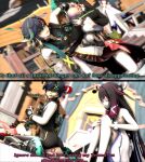 1girl annoyin75306072 butt_smother dominant_male kinich_(genshin_impact) male male/female male_facesitting_female sandrone sweat sweaty sweaty_ass sweaty_butt yocho