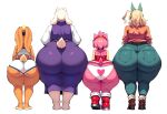  4girls ai_generated amy_rose back_view bare_thighs big_ass blonde_hair blue_fur boku_no_hero_academia crossover fat_ass fur furry furry_female gigantic_ass goat goat_ears goat_horns goat_humanoid hairband hedgehog huge_thighs ippan_josei jean_shorts jeans lola_bunny looney_tunes massive_ass mature_female maxter41 milf my_hero_academia orange_fur panties pink_body pink_fur pink_hair pink_skin rabbit rabbit_ears rabbit_girl rabbit_humanoid rabbit_tail sega short_hair short_shorts size_difference sonic_the_hedgehog_(series) space_jam thick_body thick_female thick_thighs thighs toriel undertale voluptuous voluptuous_female warner_brothers white_body white_fur white_skin 