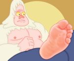  2022 anonymous_male colored cum cum_on_foot foot_fetish furry macro male_feet male_foot_fetish male_only regular_show size_difference skips smashcuenta123 yaoi yeti 