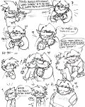 blaehine colorless comic comic_strip crown drake_mcqueen fat_male flirting_look friends haruki_teshigawara homosexual male male_on_bottom male_on_top male_only messy_hair no_color no_genitals_shown oc original original_characters plump sexual_harassment smile spanish spanish_dialogue sweat teenagers text tongue traumatized xd yaoi yaoi