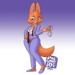 1girl big_breasts cleavage cute diane_foxington dreamworks fanart female fox fox_girl furry pinup sexy solo the_bad_guys tombstonejoe universal_pictures