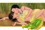 2girls disney female friends hair love multiple_girls nakoma pocahontas pocahontas_(character) yuri