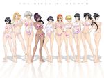  10girls 1152x864 4:3 6+girls bikini bleach breasts inoue_orihime multiple_girls rangiku_matsumoto shiba_kuukaku soifon swimsuit text toes wallpaper yoruichi_shihouin 