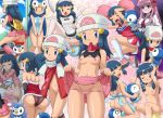 2girls :d ;) ;o alternate_costume alternate_hairstyle apron art ass babe bare_shoulders bath bathing beanie blue_eyes blue_hair blush bottomless breasts cheerleader cheerleader_outfit cheerleader_uniform closed_eyes crossover dawn_(pokemon) dress embarrassed erect_nipples everyone female female_human hair hair_ornament hat headgear hikari_(pokemon) human imagining long_hair looking_at_another looking_at_viewer looking_back maid maid_headdress maid_outfit maid_uniform moaning mouth_hold multiple_girls multiple_persona naked_apron navel nintendo nipples no_bra no_panties nodoka_haramura nude open_mouth oral pajamas panties panty_pull pink_hair piplup pokemoa pokemon pokemon_(anime) pokemon_(game) pokemon_dppt pom_poms pussylicking red_dress red_scarf saki_(series) saki_achiga-hen scarf shirt_lift shy skirt skirt_lift small_breasts smile soap soara spread_legs strapless strapless_dress twin_tails waitress wince wink winter_clothes