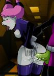 batothecyborg beast_boy jinx sideboob teen_titans tongue tongue_out