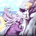 amethyst_(steven_universe) cartoon_network cum_in_mouth deepthroat face_fucking facefuck fellatio futanari futanari_with_female gagging gem_(species) pearl_(steven_universe) steven_universe zeliel zelieldraws