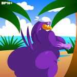 1girl 2024 2d 2d_(artwork) 2d_artwork anthro ass avian beach beach_background beak bedroom_eyes big_ass big_belly big_breasts big_thighs bird bird_girl blastprocessing16 bubble_ass bubble_butt chubby chubby_anthro chubby_female dat_ass digital_art digital_drawing_(artwork) digital_media_(artwork) fat_ass female female_only furry furry_female huge_ass large large_ass looking_at_viewer looking_back naked_female nature nude nude_female palm_tree palm_trees purple_body seductive seductive_eyes seductive_look seductive_smile sega solo sonic_riders sonic_the_hedgehog_(series) swallow_(bird) thick thick_ass thick_butt thick_hips thick_legs thick_thighs tree trees wave_the_swallow wide_hips