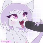 1girl female fox furry gif ssnejikk