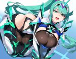 1girl ai_generated curvy curvy_female green_eyes green_hair long_hair pneuma_(xenoblade) xenoblade_(series) xenoblade_chronicles_2