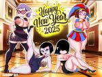 4girls aged_up amity_blight big_breasts breasts cartoon_network crossover dc disney disney_channel disney_xd female female_only glitch_productions gooseworx high_heels holidays huge_breasts lucy_loud multiple_girls new_year nickelodeon nipples pomni_(the_amazing_digital_circus) rachel_roth raven_(dc) sander_art teen_titans teen_titans_go the_amazing_digital_circus the_loud_house the_owl_house warner_brothers youtube