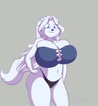 1girl big_breasts female furry gif