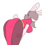 1girl big_butt bunny female furry gif yurbiv