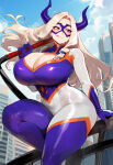 1girl ai_generated bodysuit curvy curvy_female long_hair mount_lady my_hero_academia yuu_takeyama