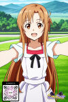 1girl 1girl 1girl areola armpits asuna_(sao) bangs beach blue_sky blush braid breasts brown_eyes brown_hair casual_nudity clavicle cleft_of_venus closed_mouth clothing cloud completely_nude day eyebrows_visible_through_hair female_only horizon littlehentai long_hair looking_at_viewer medium_breasts mountain navel nipples nude ocean orange_hair outdoor_nudity outside paipan pussy savitar savitar_(artist) sidelocks sky smile standing stomach sunset sword_art_online thigh_gap thighs tied_hair very_long_hair water yuuki_asuna