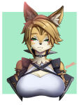 1girl big_breasts breasts brown_fur cat_ears cat_girl catgirl cute fangs furry furry_female huge_breasts pulchra_(zenless_zone_zero) zenless_zone_zero zero130 zero130_(zero130rider/zero13010)