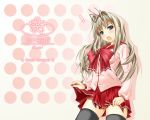 hentai kusugawa_sasara school_uniform seifuku serafuku thighhighs to_heart_2 wallpaper