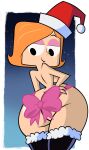 1female 1girl 1girl 1girl ass booty christmas christmas_outfit debbie_turnbull female_only grimphantom milf robotboy solo_female tagme twitter_link