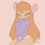 1girl female furry gif mouse ssnejikk