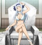 1girl angel_(fairy_tail) fairy_tail female_only sitting smile