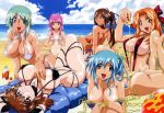 bikini breasts divergence_eve hentai kiri_marialate kotoko-1 kureha_misaki luxandra_frail megami prim_snowlight suzanna_bluestein swimsuit