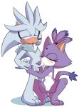 blaze_the_cat fellatio fellatio oral oral_sex sex silver_the_hedgehog sonic_the_hedgehog_(series) tenshigarden