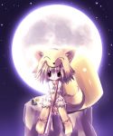  1girl animal animal_ears bell blonde_hair brown_eyes fox_ears foxgirl game gloves hat hentai kitsunemimi moon moonlight_flower no_panties paco ragnarok_online short_hair solo tail thigh-highs thighhighs 