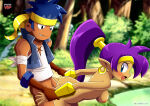 1boy 1girl 1girl blush bolo male palcomix palcomixvip.com purple_hair sex shantae shantae_(character) tagme wayforward