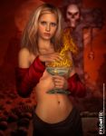  buffy_summers buffy_the_vampire_slayer fygomatic_(artist) midriff renderosity sarah_michelle_gellar the_buffyverse topless topless_(female) 