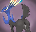  after_sex anus ass blush cervine cum_in_orifice deer female feral mochicakes pokemon pokemon_xy pussy xerneas 