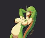 armpit breasts pregnant the_legend_of_zelda urw_(artist) zora