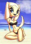  beach bjb blonde_hair brandy_and_mr._whiskers brandy_harrington breasts cleavage disney dog earring furry innocenttazlet ocean solo 