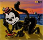 beach cat disney female hentai_boy nude ortensia oswald_the_lucky_rabbit rabbit