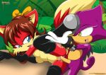 archie_comics bbmbbf espio_the_chameleon fiona_fox mobius_unleashed palcomix sega sonic_(series) sonic_the_hedgehog_(series)