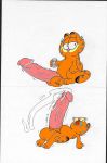  cum garfield garfield_(character) penis saliva tagme tongue 