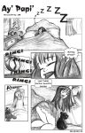 ay_papi ay_papi_1 bed bedroom comic julia_(ay_papi) monochrome teen