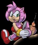 amy_rose ass ass_grab assjob boots bracelet butt buttjob cum ejaculation erection female furry gloves green_eyes hairband hedgehog hotdogging is_(artist) looking_at_viewer looking_back no_panties penis pink_hair sega short_hair sonic_*(series) sonic_the_hedgehog_(series)