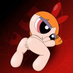 ass blossom hairless_pussy nude powerpuff_girls pug_(artist) pussy spread_legs