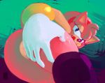 amy_rose animal_ears ass bent_over big_ass boots bracelet butt_grab female furry gloves hedgehog looking_back pussy r-fenrir r-fenrir_(artist) sega short_hair smile solo sonic_(series) sonic_team tail tongue tongue_out