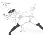 1_female 1_girl 1girl anal anal_insertion anal_penetration ass clothed cum edit female female_human human inuyuru junsaa_(pokemon) monochrome officer_jenny panties panties_aside pokemon porkyman pussy skirt stockings uniform upskirt winnous