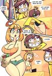 1girl comic dumfer gerph skarp_world tagme