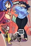  1girl comic dumfer gerph skarp_world skarpne tagme 