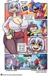  1girl comic dumfer gerph skarp_world skarpne tagme 