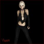  3d female solo vaesark vaesark_(artist) white_hair 